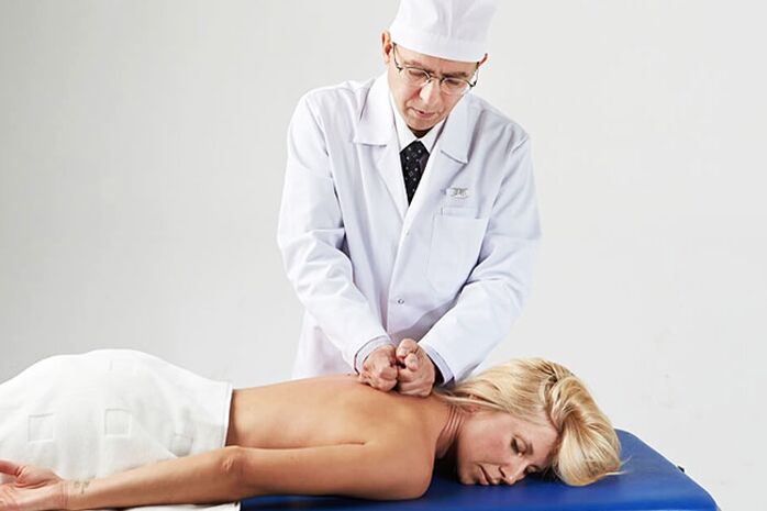 Massage with inflammation of the cervical region